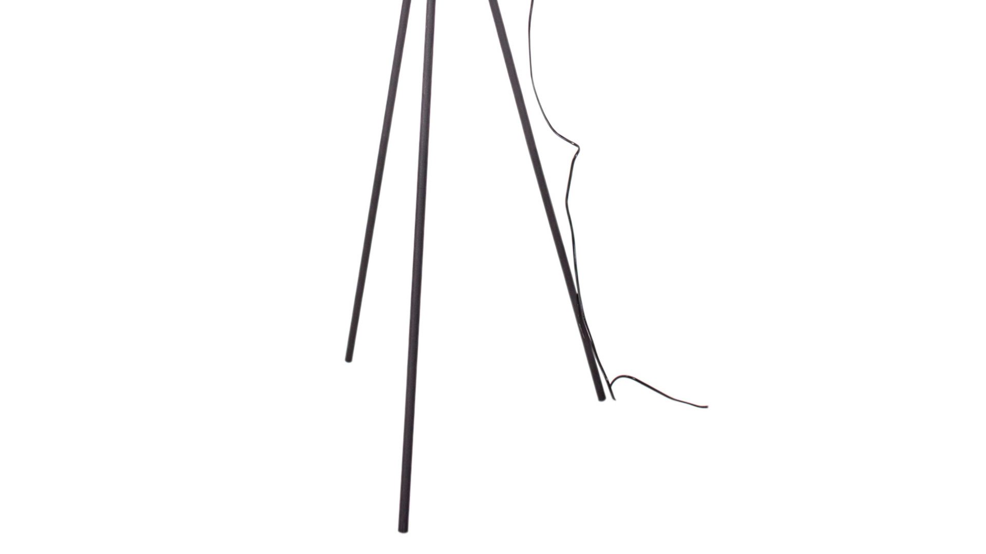 Stehleuchte By rydens aus Metall in Schwarz BY RYDÉNS Stehleuchte Captain Mini schwarz & goldenes Metall - Höhe ca. 145 cm