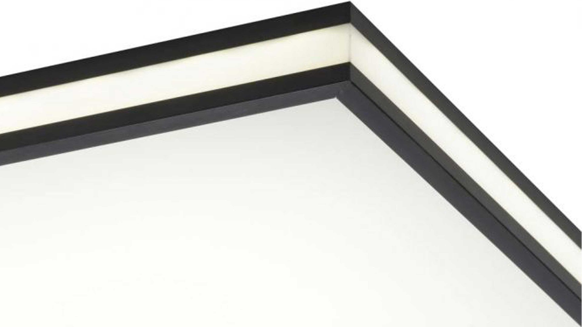 Deckenleuchte Just light. (leuchtendirekt) aus Metall in Schwarz JUST LIGHT. Lampenserie Mario Black schwarzes Metall - ca. 45 x 45 cm