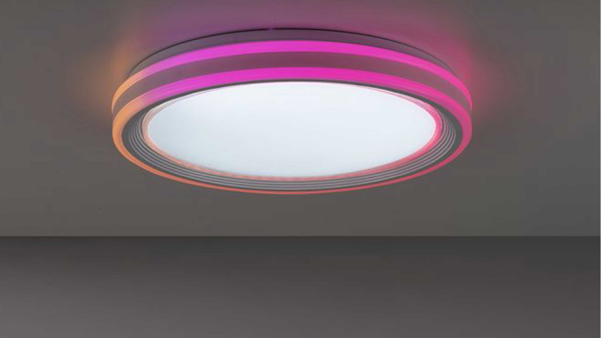 Deckenleuchte Just light. (leuchtendirekt) aus Kunststoff in Weiß JUST LIGHT. Deckenlampe Spheric weißer Kunststoff - Durchmesser ca. 48 cm