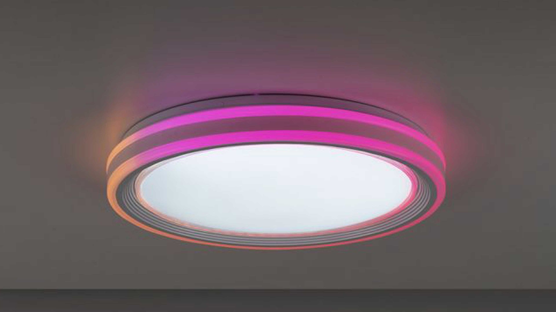 Deckenleuchte Just light. (leuchtendirekt) aus Kunststoff in Weiß JUST LIGHT. Deckenlampe Spheric weißer Kunststoff - Durchmesser ca. 48 cm