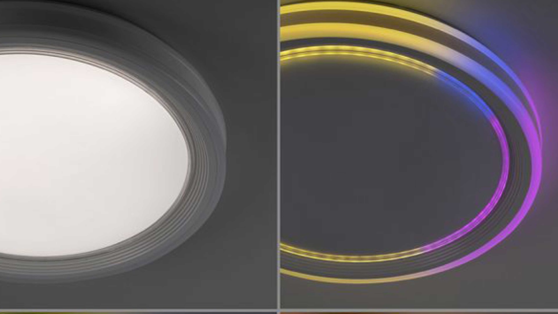 Deckenleuchte Just light. (leuchtendirekt) aus Kunststoff in Weiß JUST LIGHT. Deckenlampe Spheric weißer Kunststoff - Durchmesser ca. 48 cm