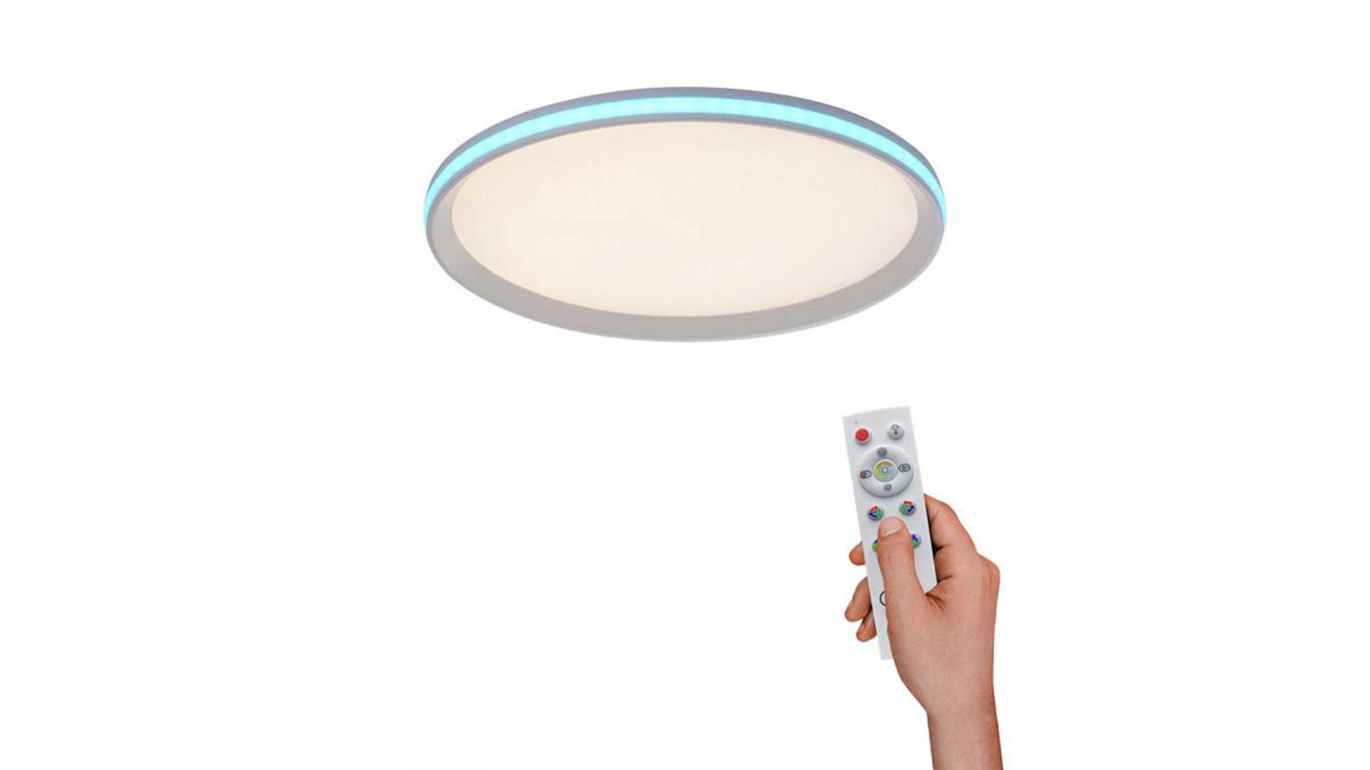 Deckenleuchte Just light. (leuchtendirekt) aus Kunststoff in Weiß JUST LIGHT. Deckenlampe Galactica weißer Kunststoff - Durchmesser ca. 45 cm