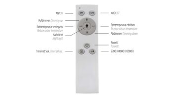 Deckenleuchte Just light. (leuchtendirekt) aus Metall in Schwarz JUST LIGHT. Leuchten Serie Tuya - per App steuerbare Deckenlampe schwarzes Metall & weißes Acryl - ca. 30 x 30 cm