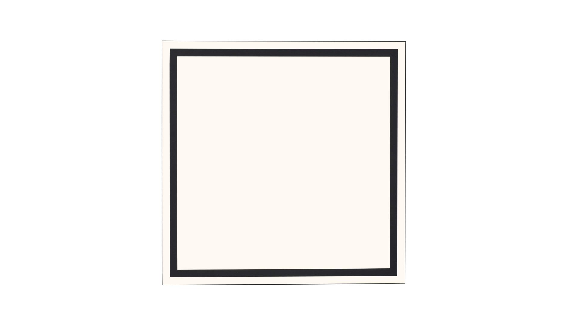 Deckenleuchte Just light. (leuchtendirekt) aus Metall in Schwarz JUST LIGHT. Leuchten Serie Tuya - per App steuerbare Deckenlampe schwarzes Metall & weißes Acryl - ca. 30 x 30 cm