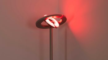 Stehleuchte Just light. (leuchtendirekt) aus Metall in Metallfarben JUST LIGHT. Leuchten Serie LOLAsmart - Deckenfluter Rocco stahlfarbenes Metall - Höhe ca. 181 cm