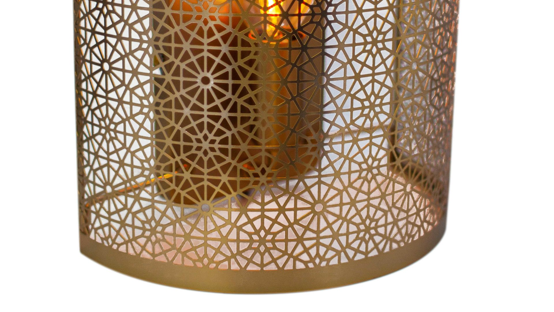 Wandleuchte By rydens aus Metall in Metallfarben BY RYDÉNS Leuchten Serie Hermine - Wandleuchte messingfarbenes Metall - Höhe ca. 21 cm