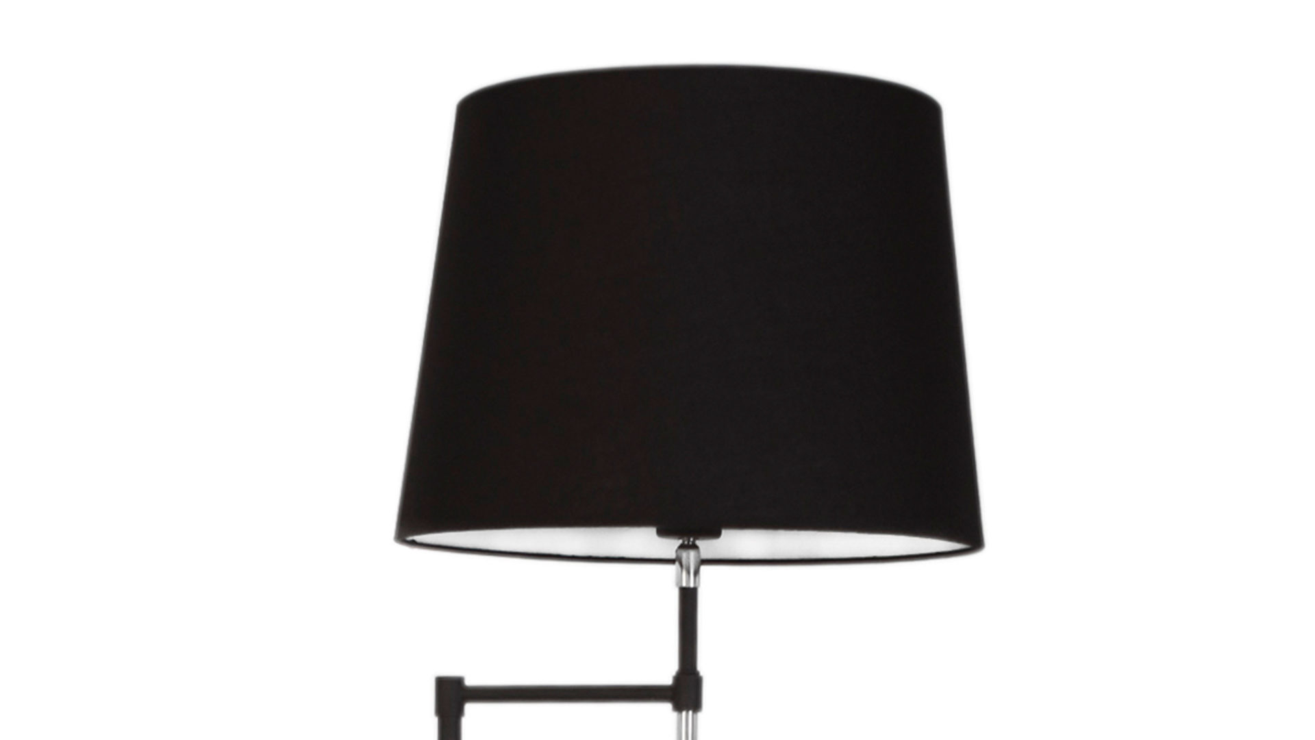 Stehleuchte By rydens aus Textil in Schwarz BY RYDÉNS Leuchten Serie Orlando - Stehleuchte Schwarz & Sandschwarz - Höhe ca. 157 cm