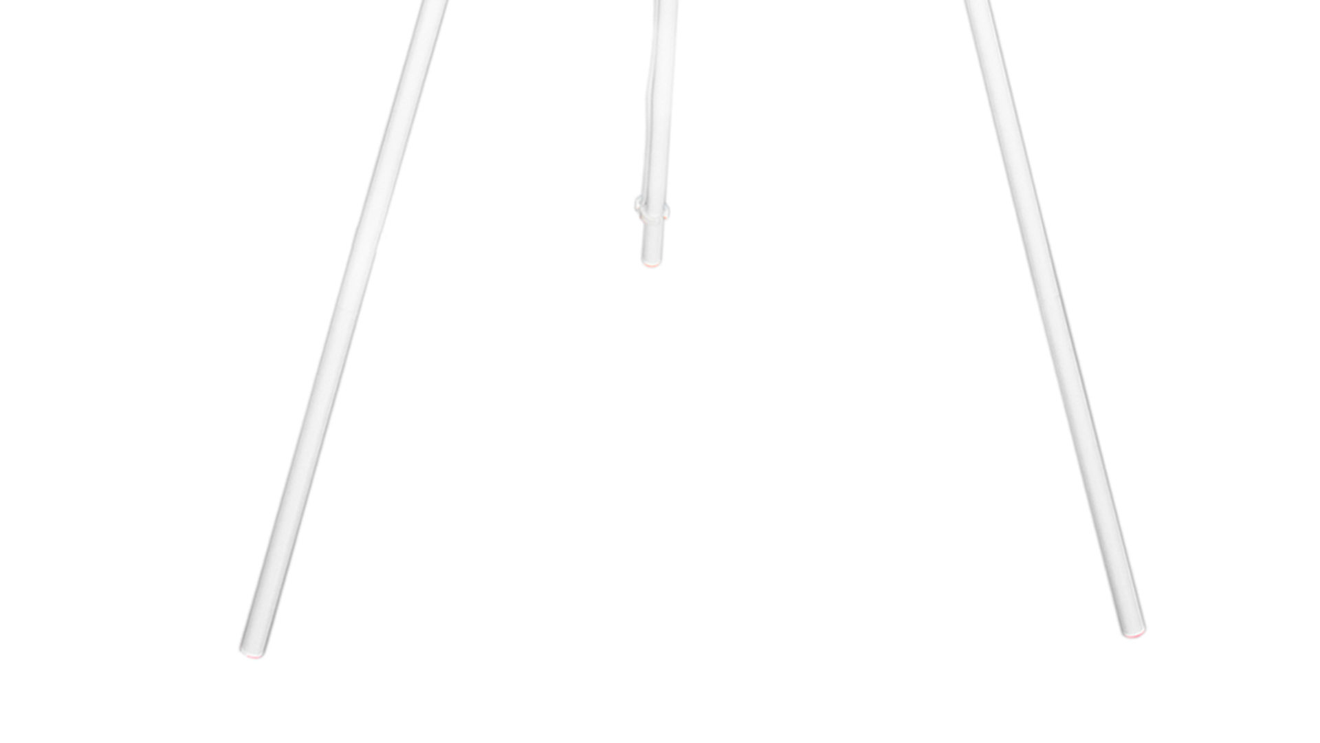 Stehleuchte By rydens aus Metall in Weiß BY RYDÉNS Leuchten Serie Rina - Stehleuchte Weiß - Höhe ca. 145 cm