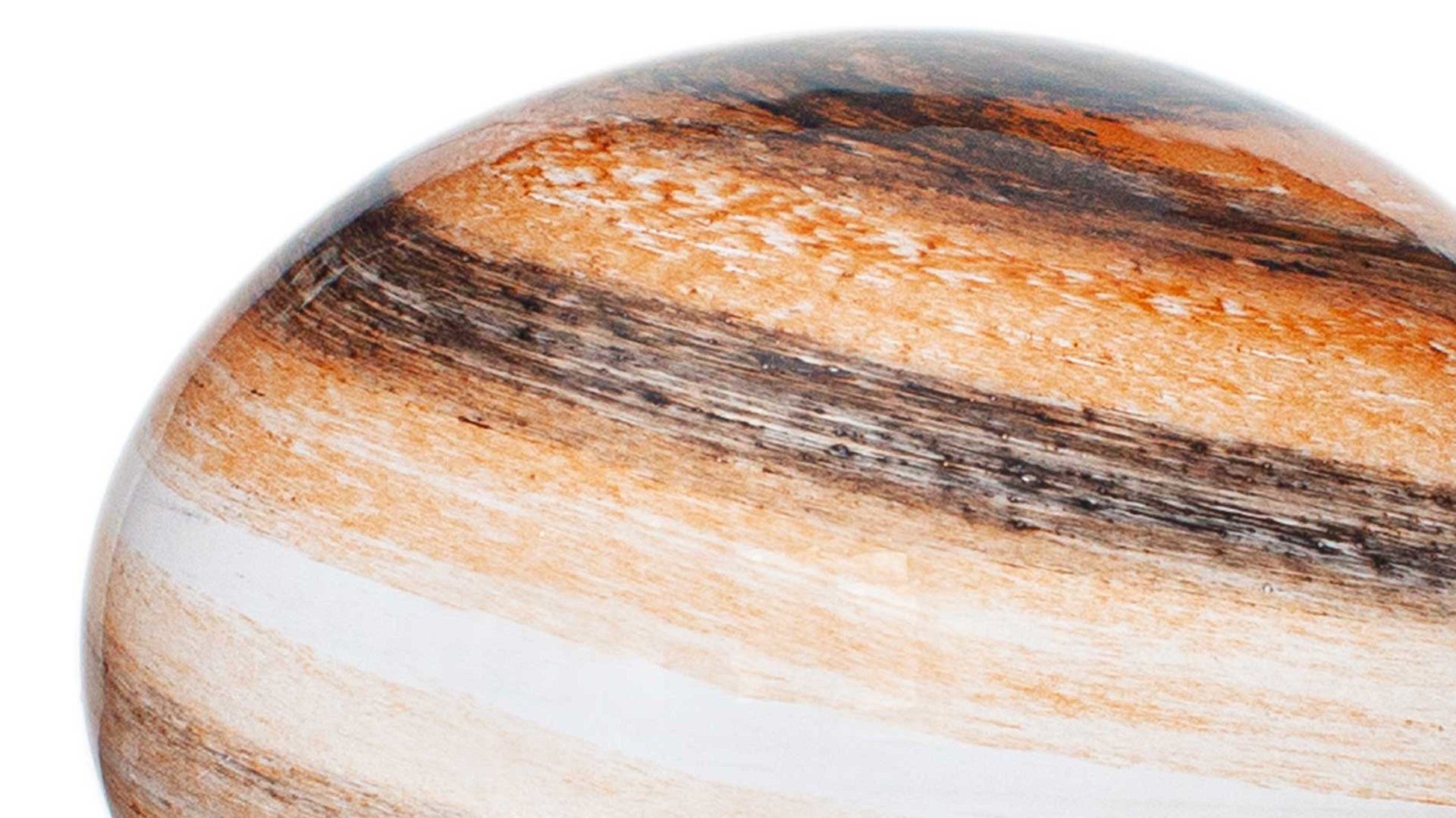 Tischleuchte By rydens aus Glas in Braun BY RYDÉNS Leuchten Serie Mira - Tischleuchte Braun - Durchmesser ca. 20 cm