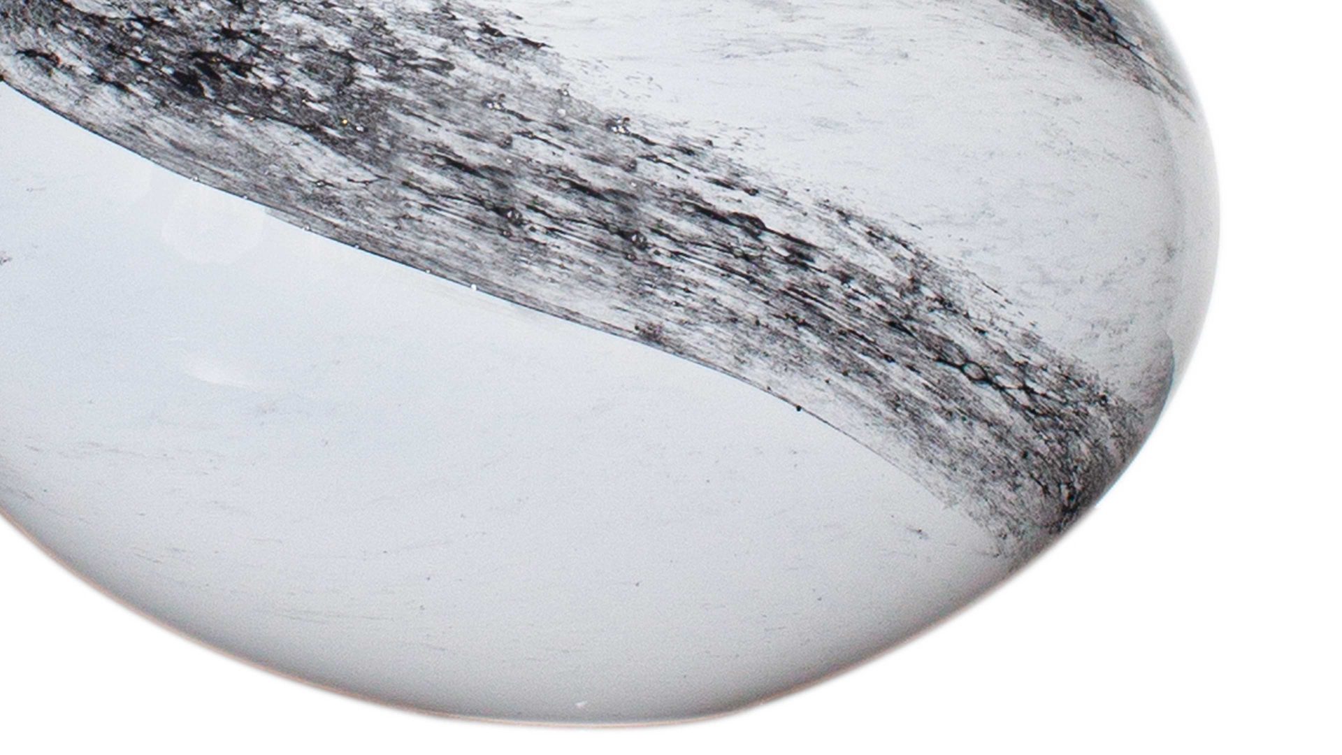 Tischleuchte By rydens aus Glas in Schwarz BY RYDÉNS Leuchten Serie Mira - Tischleuchte Schwarz & Weiß - Durchmesser ca. 20 cm