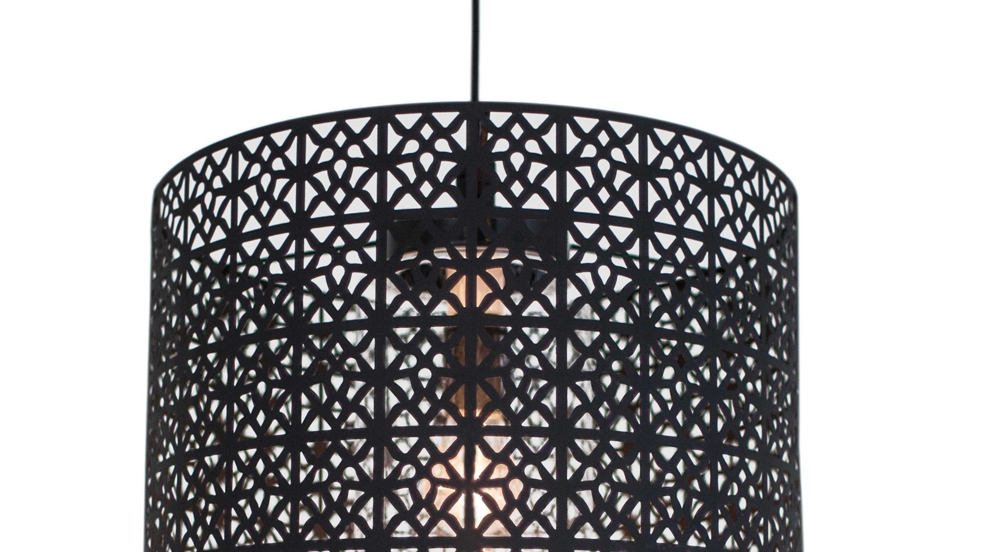 Pendelleuchte By rydens aus Metall in Schwarz BY RYDÉNS Leuchten Serie Maison - Hängeleuchte Schwarz - Durchmesser ca. 36 cm