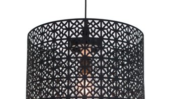 Pendelleuchte By rydens aus Metall in Schwarz BY RYDÉNS Leuchten Serie Maison - Hängeleuchte Schwarz - Durchmesser ca. 36 cm