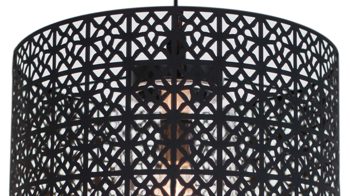 Pendelleuchte By rydens aus Metall in Schwarz BY RYDÉNS Leuchten Serie Maison - Hängeleuchte Schwarz - Durchmesser ca. 36 cm