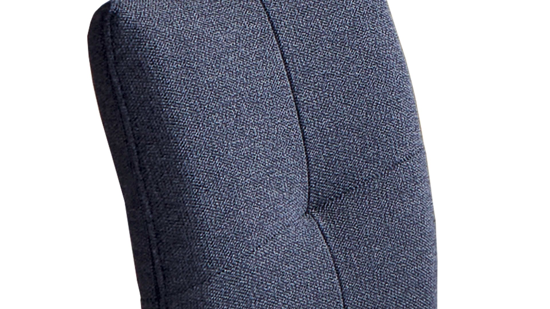 Schwingstuhl combinessa aus Stoff in Blau Combinessa Serie Ganza - Schwingstuhl 6511 blauer Stoffbezug Q2 2250-60 & Edelstahlgestell B