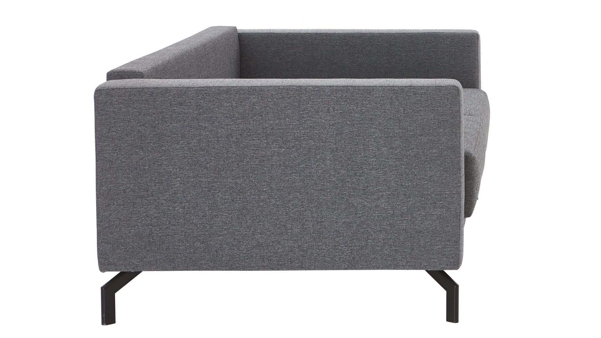 Schlafsofa Nehl aus Stoff in Grau Schlafsofa Florida grauer Bezug Aura - Liegefläche ca. 140 x 200 cm