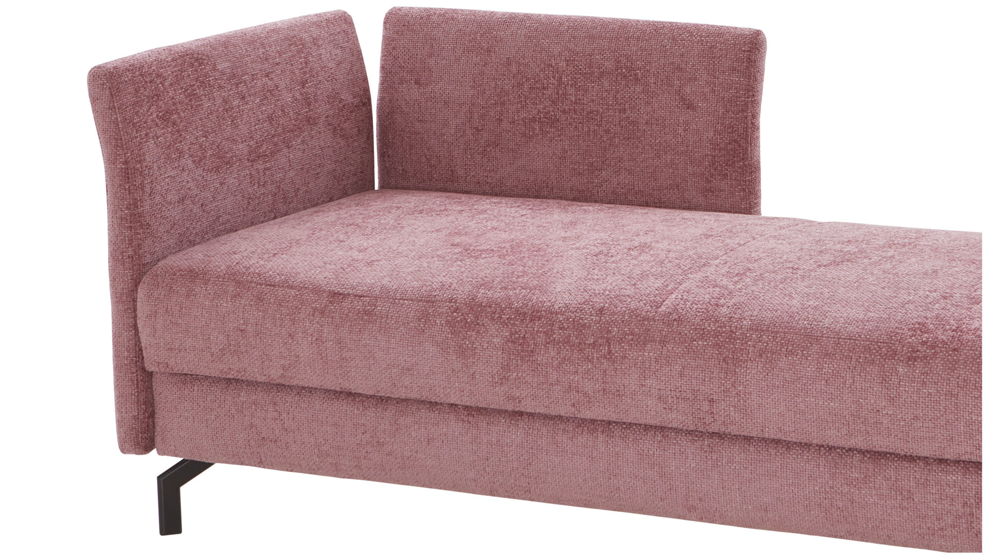 Schlafsofa Nehl aus Stoff in Rosa Schlafsofa Happy flamingofarbener Bezug Bendix - Liegefläche ca. 80 x 200 cm
