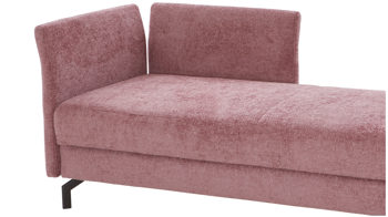Schlafsofa Nehl aus Stoff in Rosa Schlafsofa Happy flamingofarbener Bezug Bendix - Liegefläche ca. 80 x 200 cm