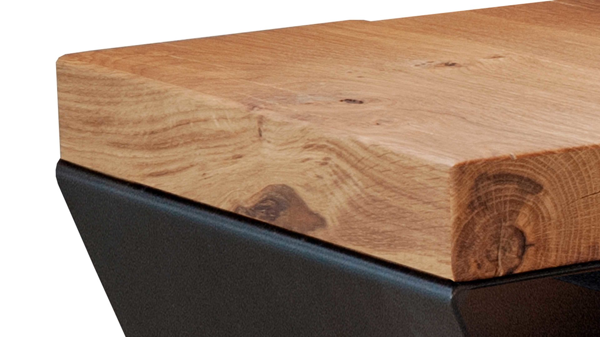 Nachtkommode 3s frankenmöbel aus Holz in Holzfarben 3S frankenmöbel Hängekonsole BE-0583 geölte Wildeiche - ca. 39 x 33 cm