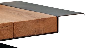 Nachtkommode 3s frankenmöbel aus Holz in Holzfarben 3S frankenmöbel Hängekonsole BE-0583 geölte Wildeiche - ca. 39 x 33 cm