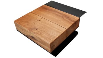 Nachtkommode 3s frankenmöbel aus Holz in Holzfarben 3S frankenmöbel Hängekonsole BE-0583 geölte Wildeiche - ca. 39 x 33 cm