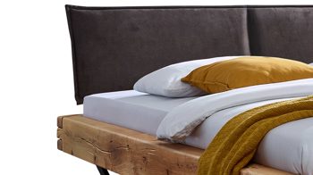 Bettgestell 3s frankenmöbel aus Holz in Holzfarben 3S frankenmöbel Bettgestell BE-0583 geölte Wildeiche - Liegefläche ca. 180 x 200 cm