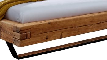 Bettgestell 3s frankenmöbel aus Holz in Holzfarben 3S frankenmöbel Bettgestell BE-0583 geölte Wildeiche - Liegefläche ca. 180 x 200 cm