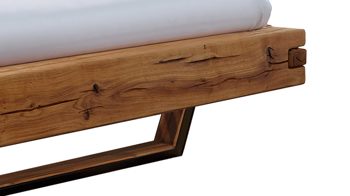 Bettgestell 3s frankenmöbel aus Holz in Holzfarben 3S frankenmöbel Bettgestell BE-0583 geölte Wildeiche - Liegefläche ca. 180 x 200 cm