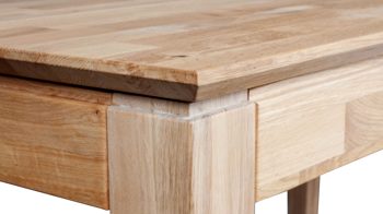 Auszugtisch 3s frankenmöbel aus Holz in Holzfarben 3S frankenmöbel Ausziehtisch Wildeiche - ca. 160 x 90 cm