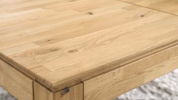 Auszugtisch 3s frankenmöbel aus Holz in Holzfarben 3S frankenmöbel Ausziehtisch Wildeiche - ca. 160 x 90 cm