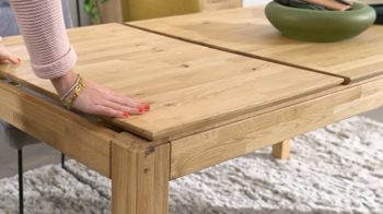 Auszugtisch 3s frankenmöbel aus Holz in Holzfarben 3S frankenmöbel Ausziehtisch Wildeiche - ca. 160 x 90 cm