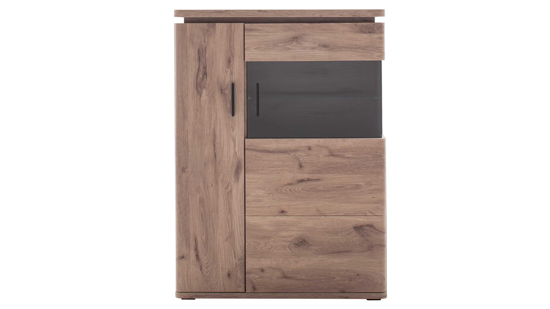 Highboard Mca furniture aus Holz in Holzfarben Wohnprogramm Modena - Highboard Viking Eiche - zwei Türen, Breite ca. 90 cm