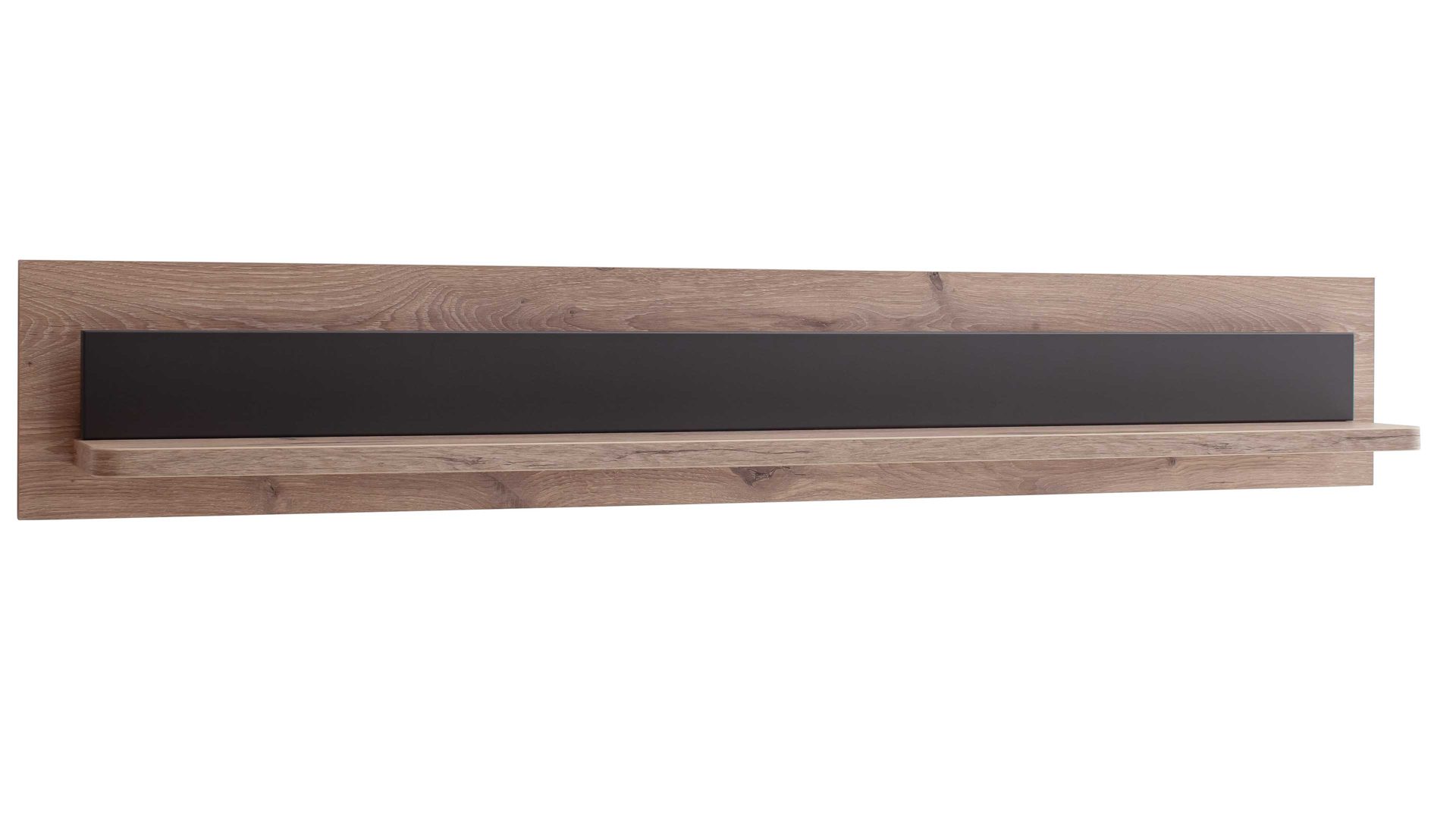 Wohnwand Mca furniture aus Holz in Holzfarben Wohnprogramm Modena - Wohnwand Set 1 Viking Eiche - dreiteilig, Breite ca. 295 cm