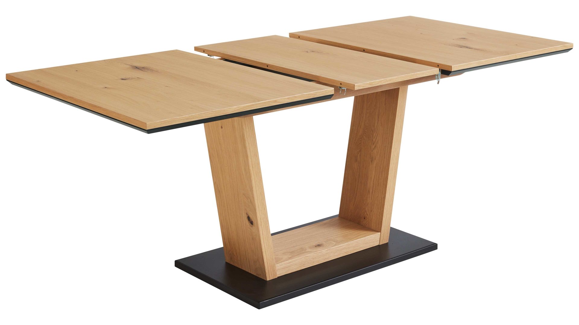 Auszugtisch Niehoff sitzmoebel aus Holz in Holzfarben NIEHOFF SITZMÖBEL Serie Leonie - Ausziehtisch Charakter-Eiche - ca. 140 - 180 x 90 cm