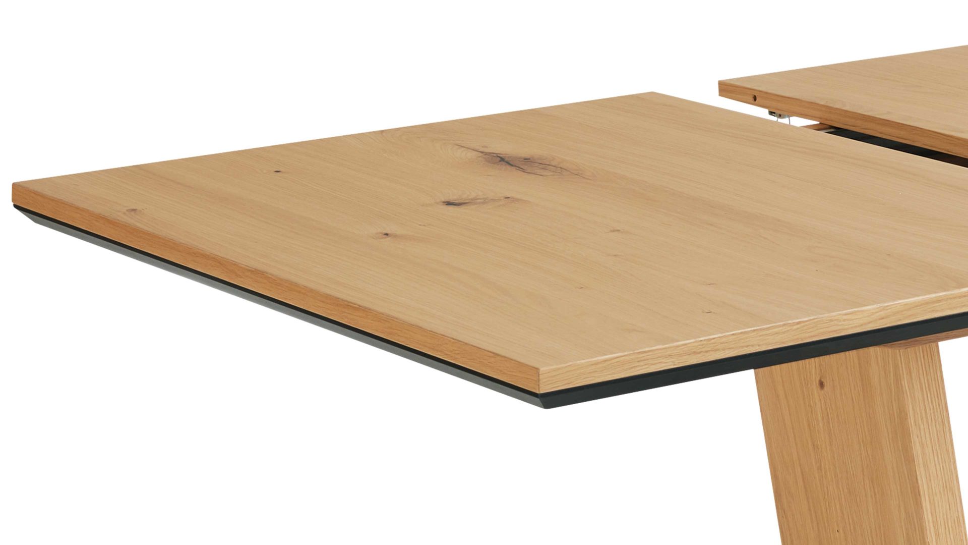Auszugtisch Niehoff sitzmoebel aus Holz in Holzfarben NIEHOFF SITZMÖBEL Serie Leonie - Ausziehtisch Charakter-Eiche - ca. 140 - 180 x 90 cm