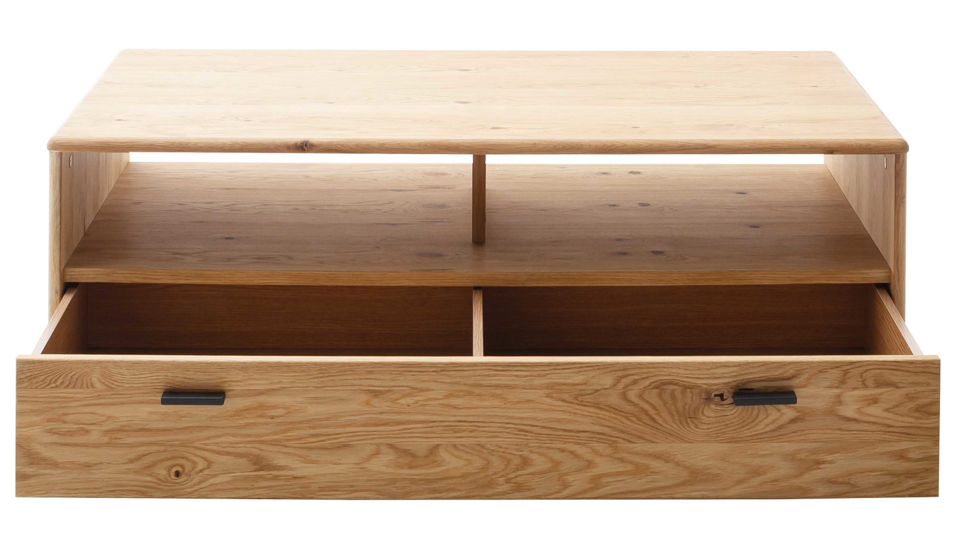 Couchtisch Mca furniture aus Holz in Holzfarben Wohnprogramm Arezzo - Couchtisch Wildeiche & Anthrazit - ca. 115 x 65 cm