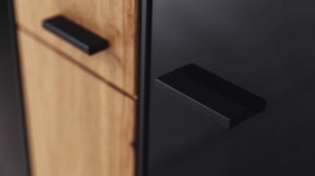 Sideboard Mca furniture aus Holz in Holzfarben Wohnprogramm Arezzo - Sideboard Wildeiche & Anthrazit - zwei Türen, drei Schubladen, Breite ca. 180 cm