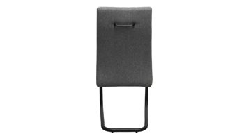 Schwingstuhl Standard furniture factory aus Kunstfaser in Dunkelgrau Schwingstuhl Gardone pechschwarzer Strukturstoff Jet Black Fly 5522