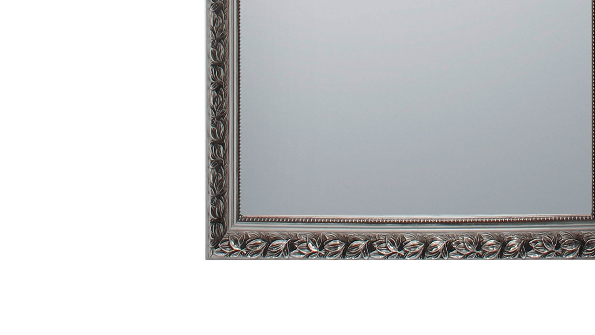 Wandspiegel Mirrors and more aus Spiegel in Grau Rahmenspiegel Sonja Titan - ca. 70 x 170 cm