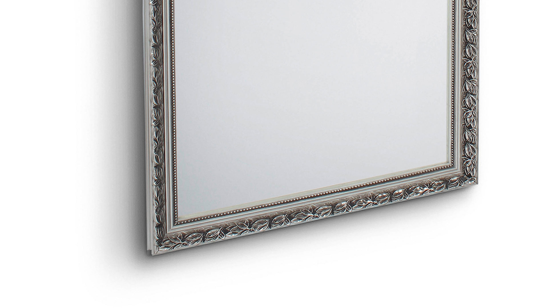 Wandspiegel Mirrors and more aus Spiegel in Grau Rahmenspiegel Sonja Titan - ca. 100 x 200 cm