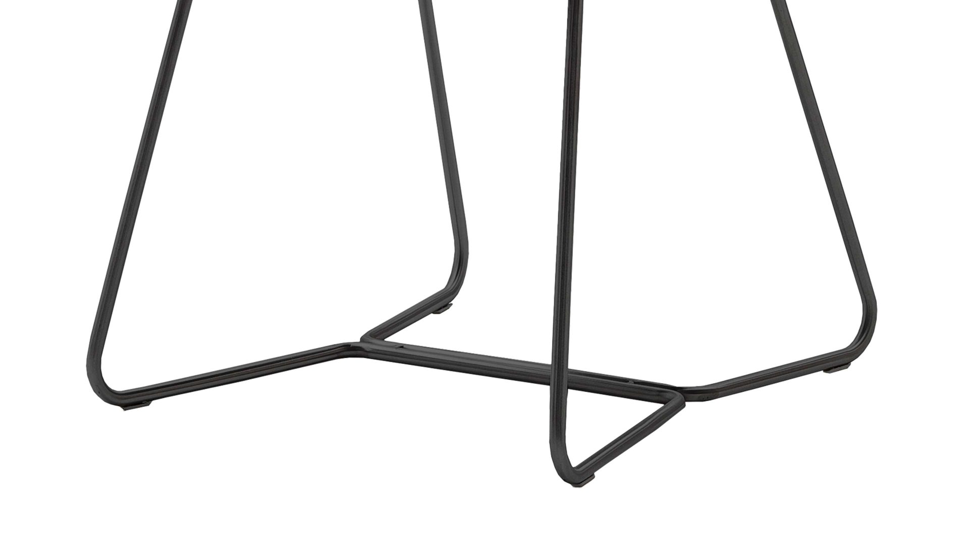 Polsterstuhl Mca furniture aus Stoff in Dunkelgrün Polsterstuhl Hampton olivfarbene Chenille & Mattschwarz