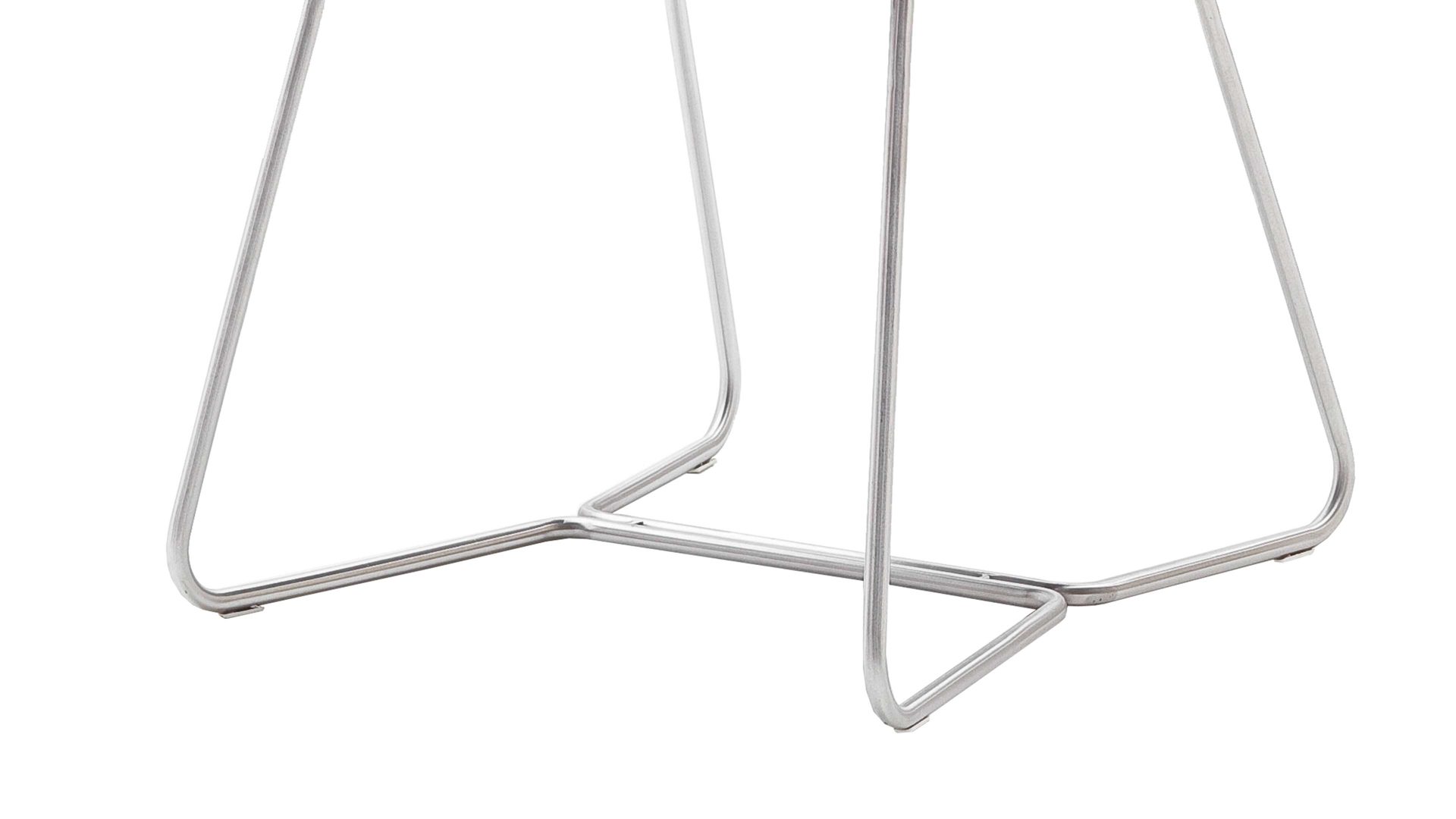 Polsterstuhl Mca furniture aus Stoff in Dunkelgrün Polsterstuhl Hampton olivefarbene Chenille & Edelstahl