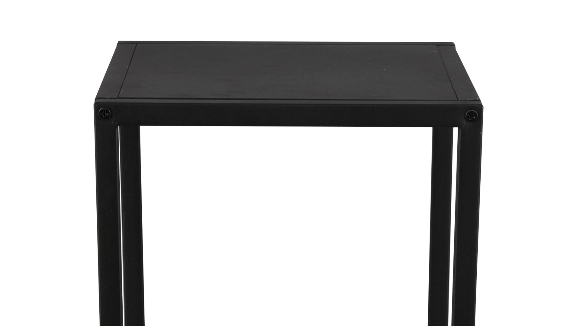 Beistelltisch Mirrors and more aus Metall in Schwarz Beistelltisch Vera schwarzes Metall - ca. 31 x 80 cm