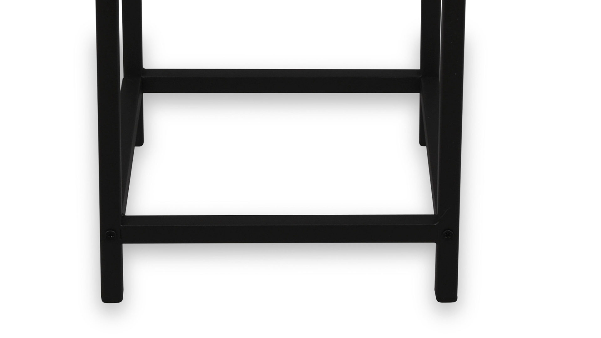 Beistelltisch Mirrors and more aus Metall in Schwarz Beistelltisch Vera schwarzes Metall - ca. 31 x 80 cm