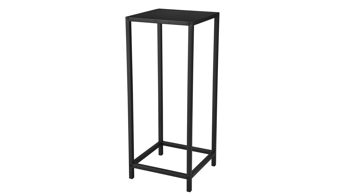 Beistelltisch Mirrors and more aus Metall in Schwarz Beistelltisch Vera schwarzes Metall - ca. 25 x 60 cm