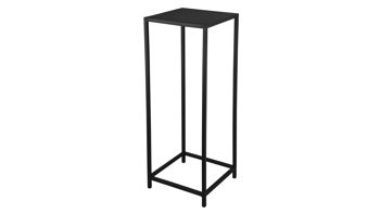 Beistelltisch Mirrors and more aus Metall in Schwarz Beistelltisch Vera schwarzes Metall - ca. 25 x 60 cm