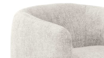 Drehsessel Matex aus Stoff in Beige Drehsessel Alken beige Chenille 670