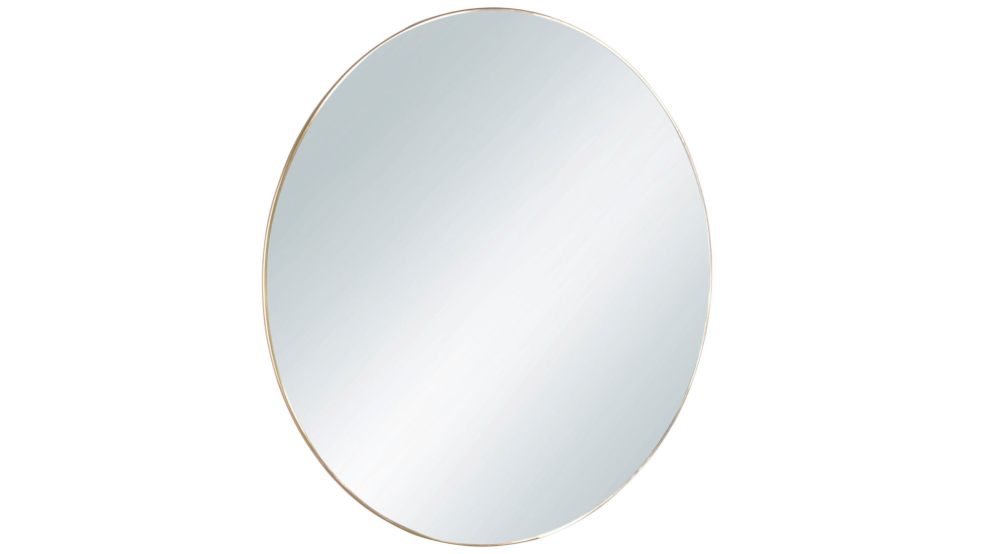 Wandspiegel Mirrors and more aus Spiegel in Metallfarben Dekospiegel Esra Gold - Durchmesser ca. 50 cm