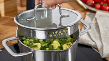 Topf-Set Zwilling® aus Metall in Edelstahl ZWILLING® Topf-Set True Flow Edelstahl – vierteilig