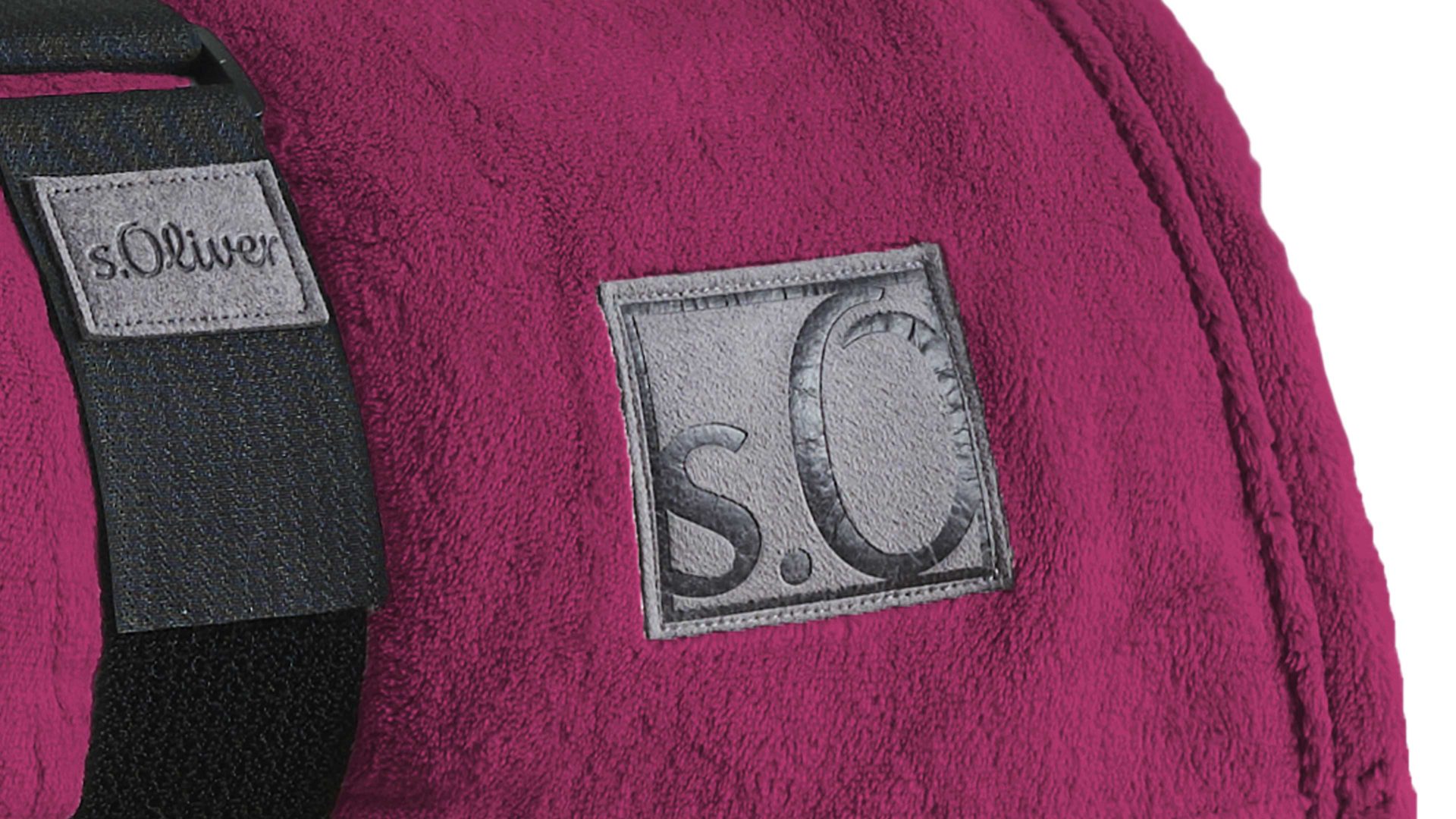 Wohndecke Ibena® aus Kunstfaser in Lila s.Oliver Wohndecke Kuschelsoft magentafarbene Kunstfaser - ca. 150 x 200 cm