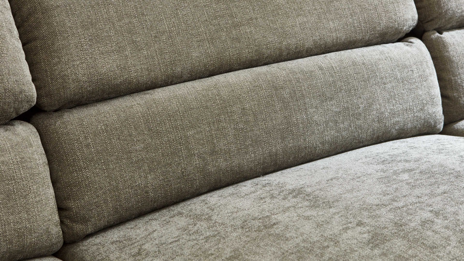 Ecksofa COMFORT SMART aus Stoff in Dunkelgrün COMFORT SMART Serie Fenja - Ecksofa dunkelgrüner Strukturstoff Yelda & schwarze Metallfüße 866 - Stellfläche ca. 298 x 162 cm